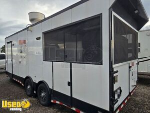 Like New - 2022 8.5' x 24' Barbecue Food Trailer with 6' Screened