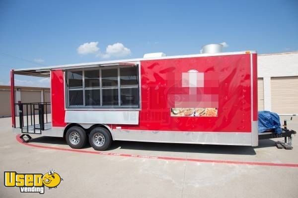 8.5' x 26' Food Concession Trailer