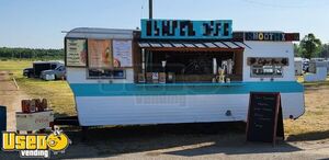 Vintage 1969 - 8' x 16' Camper Coffee + Espresso Trailer | Beverage Trailer