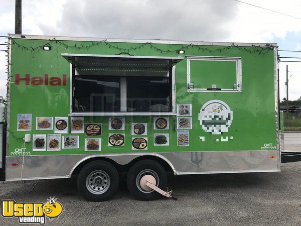 2018 - 7' x 16' Food Concession Trailer Mobile Kitchen