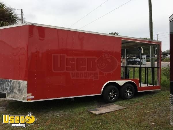 8.5' x 20' Food Concession Trailer with Porch