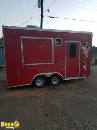 Awesome 2010 - 8' x 16' Cargo Mate Food Concession Trailer / Used Mobile Kitchen