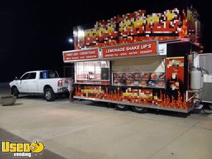 LOADED Carnival Style - 2011 8.5' x 18' Kitchen Food Concession Trailer with Pro-Fire Suppression