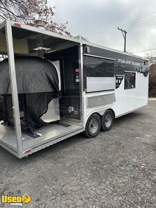 2022 8.5' x 24' Pizza Concession Trailer w/ Authentic Mugnaini Wood-Fired Brick Oven