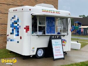 TURNKEY - Fibrecore 2009 7' x 10' Shaved Ice Concession Trailer Lightweight Snowball Trailer