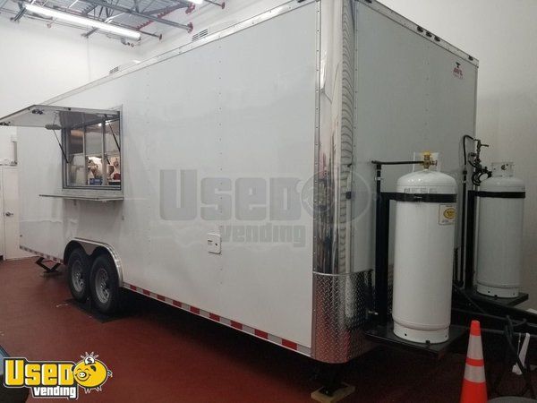 8.5' x 24' Anvil Mobile Kitchen Loaded Food Concession Trailer