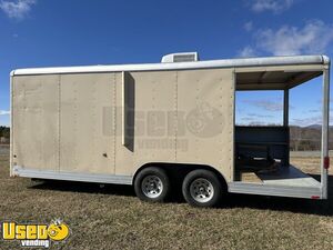 2007 8' x 15' Wells Cargo Kitchen Food Trailer with 4.5' Porch