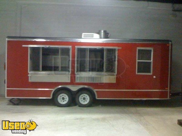 22 x 9 x 11 - 2010 Custom Concession Trailer