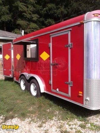 2004 - 14.5 x 7 Dual Axle Concession Trailer- New, Never Used