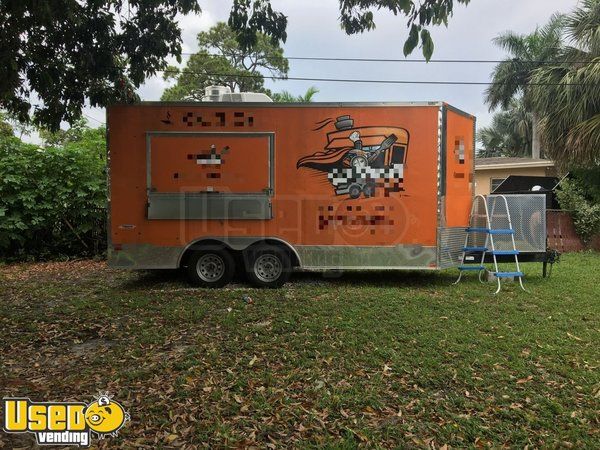 2015 - 8.5' x 23' Freedom Food Concession Trailer