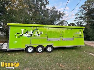 Like New 2021 - 8' x 36' Kitchen Food Concession Trailer with Pro-Fire Suppression