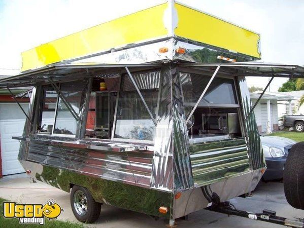 14 x 8 Stainless Steel Concession Trailer