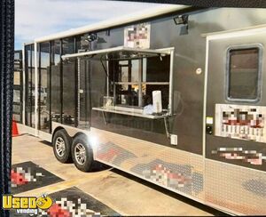 2019 Barbecue Food Concession Trailer with Fire Suppression System & Porch