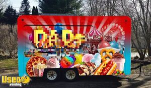 7' x 16' Carnival Fun Food Concession Trailer w/ New Kitchen Mobile Food Unit