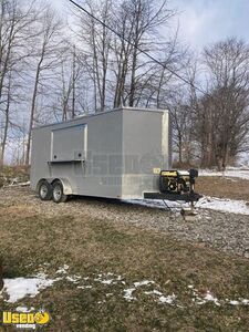 2018 - 7' x 16' Cargo Food Concession Trailer with Pro-Fire System