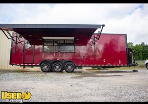 Turnkey - 2023 9' x 36' Pizza Concession Trailer with Pro Fire System