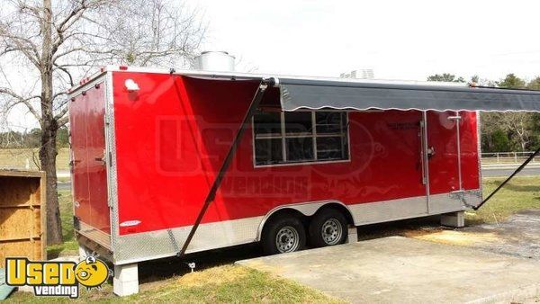 2014 - Freedom 8' x 24' Mobile Kitchen Concession Trailer