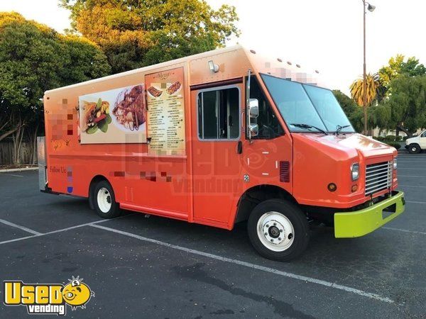 Never Used 2012 Chassis 20' Freightliner MT45 Food Truck with a 2018 Kitchen