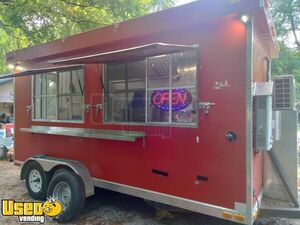 2021 7' x 16' Kitchen Food Concession Trailer with Pro-Fire Suppression