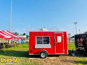 Like New - 2022 6' x 12' Kitchen Food Trailer with NSF Equipment