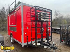 2023 - 7' x 12' Kitchen Food Concession Trailer | Mobile Food Unit