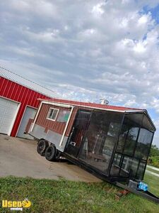 Versatile - Food  Concession Trailer Mobile Kitchen with  Enclosed Porch