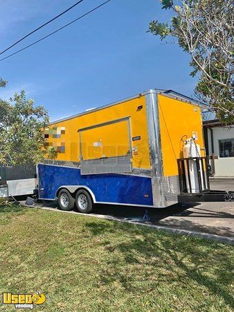 Snapper 8.5' x 18' Kitchen Food Concession Trailer with Pro Fire Suppression System