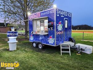 Turnkey - 2018 8' x 8' Snowie Shaved Ice Trailer | Snowball Concession Trailer