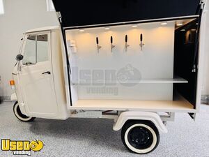 NEW - 2024 11' Piaggio Ape Mobile Tap Bar Beverage Tricycle