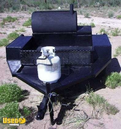 Custom Built Towable BBQ Pit