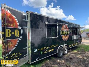 TURNKEY 2018 Freedom 28' Professional BBQ Smoker Trailer Rig w. Full Commercial Kitchen