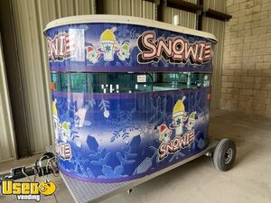 Well Maintained - 2008 5' x 8' Snowie Shaved Ice Trailer | Snowball Concession Trailer