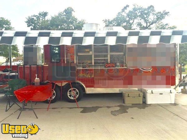 2016 - 8.5' x 24' Food Concession Trailer with Porch