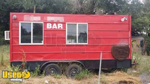 BBQ Smoker Concession Trailer