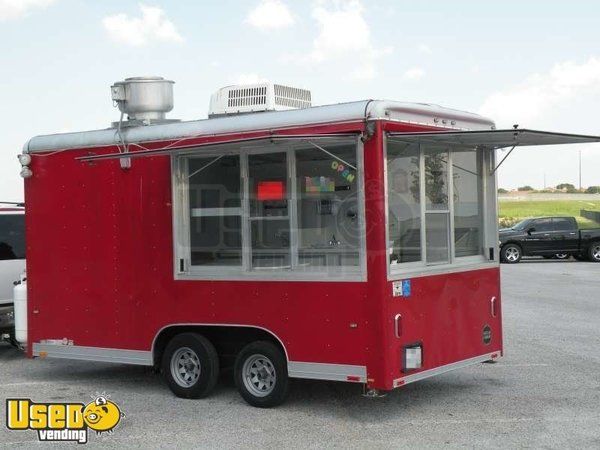 2007 - 8' x 7' x 14'  Wells Cargo Concession Trailer