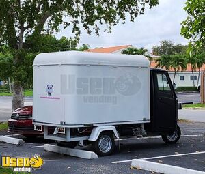 NEW 2023 Piaggio Ape Italian Style Electric 3 Wheeler Coffee/Tea/Food Truck Mini Truckster