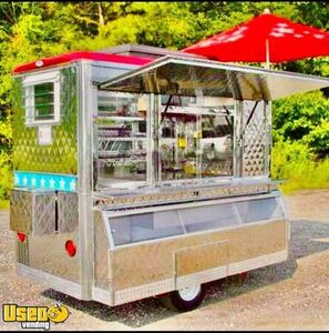 4' x 8' Compact Self Contained Food Concession Trailer Cart