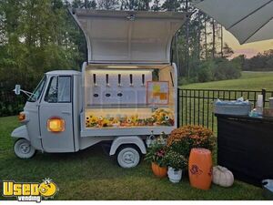 Like New - 2024 Piaggio Ape Mobile Tap Tricycle Beverage Concession Unit