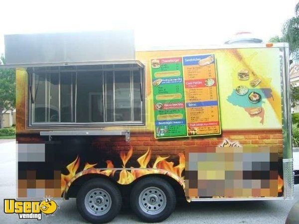 2012 - Haulmark 14'x 8' Fast Food Concession Trailer