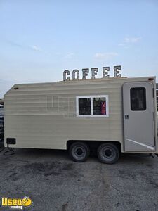 Turn Key Business - 2022 7' x 15' Coffee & Shaved Ice Trailer