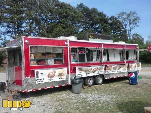 2012 - 32' Custom Built Freedom Triple Axle Concession Trailer