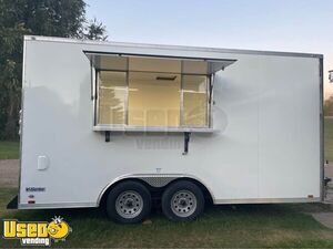 NEW 2024 - 8' x 16' Continental Cargo Concession Trailer | DIY Trailer