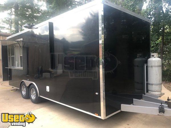 2017 - 8.5' x 20' Food Concession Trailer with Stainless Steel Kitchen Equipment