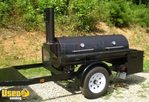 Custom Smoker Grill Trailer