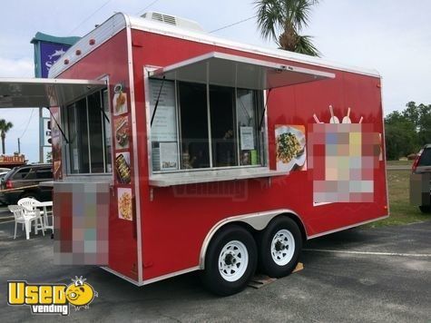 2014 - 8.6' x 16' Food Concession Trailer