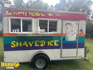 NEW - 2022 7x12 Shaved Ice Concession Trailer Mobile Snowball Unit