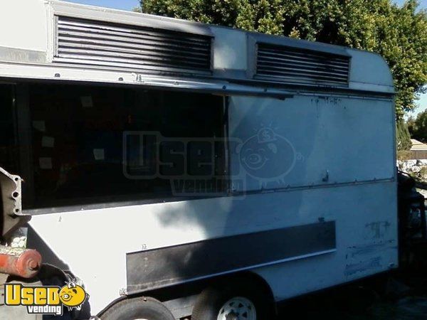 2004 - El Monte 15' x 8.5 x 7' Taco Concession Trailer