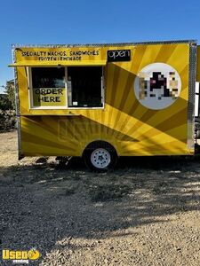 2021 7.6' x 12.' Kitchen Food Concession Trailer with Pro-Fire System