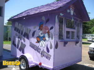 10 x 7 Beautiful Shaved Ice And Snack Trailer- LOUISIANA