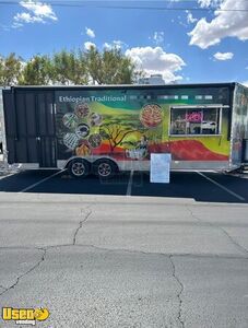 2022 8.5' x 24' Freedom Pizza Food Concession Trailer with Open Porch